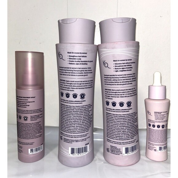 KERANIQUE REJUVENATE 4 pcs LOT Shampoo Conditioner Treatment Spray Scalp Serum - Picture 4 of 6